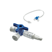 3 WAY STOPCOCK WITH EXTENSION LINE