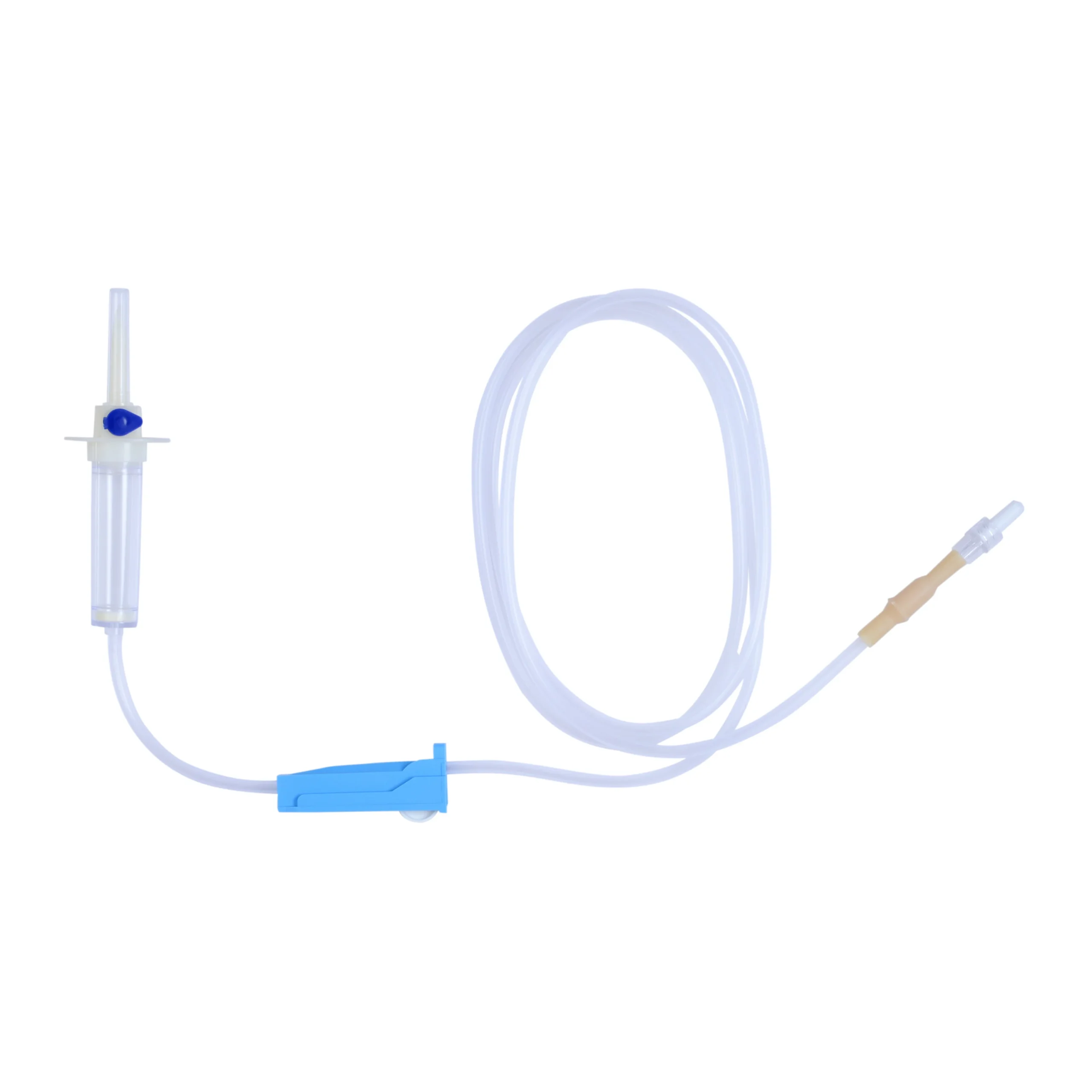 IV SET WITH HIGH PRESSURE LINE