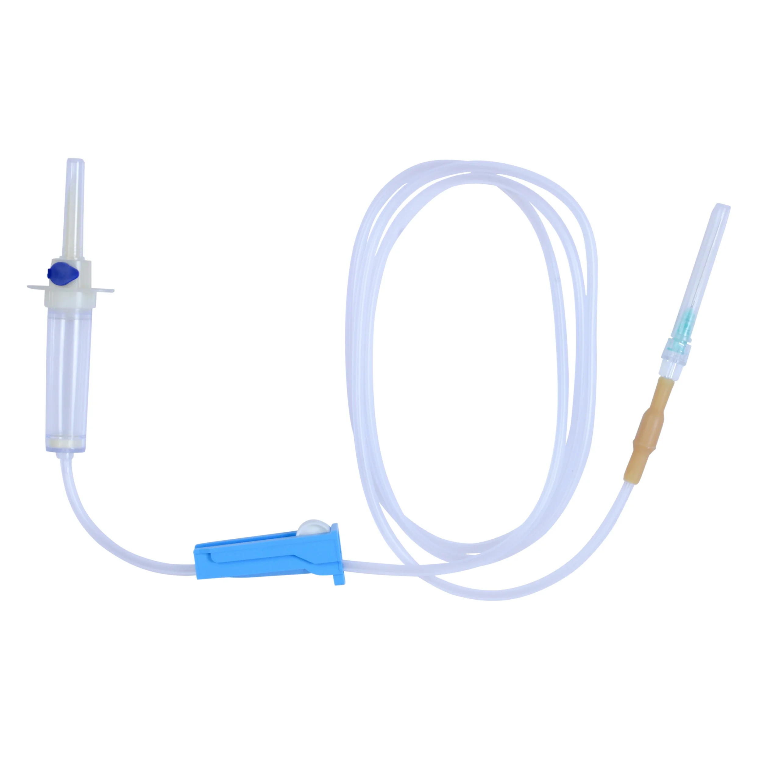 IV SET WITH LOW PRESSURE LINE